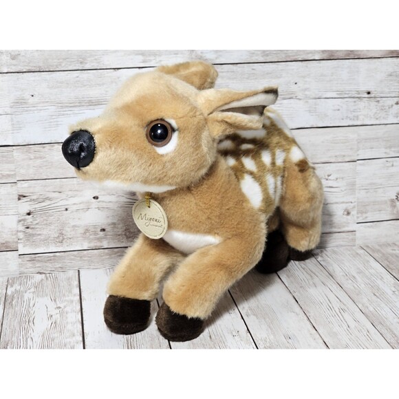 Miyoni by Aurora Spotted Baby Deer Fawn Plush 10” Stuffed Animal 2020 Realistic - Picture 11 of 11